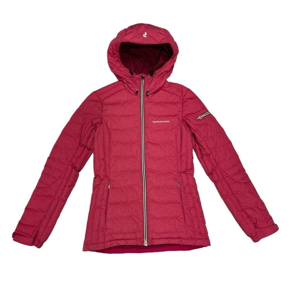 The Peak Performance Blackburn Down Jacket sky winter snow jacket size XS pink